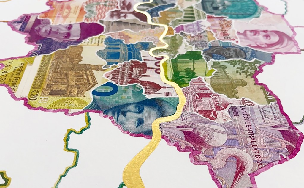 The Intersection of Money and Mapping: Exploring Justine Smith’s Cartographic&nbsp;Art